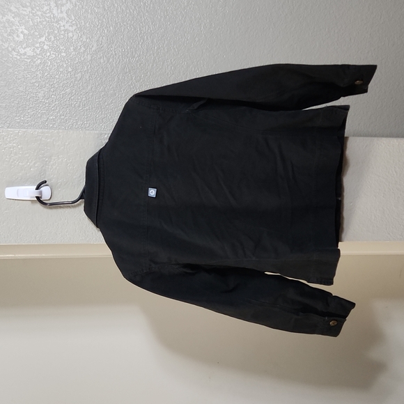 Marmot Black Denim Zip Up Jacket Size Medium - Picture 3 of 8